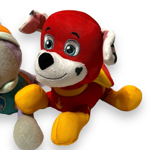 Paw Patrol Stuffed Plush Lot of 5 Zuma Everest Marshall Sparks Dragon Rocky - Picture 2 of 11